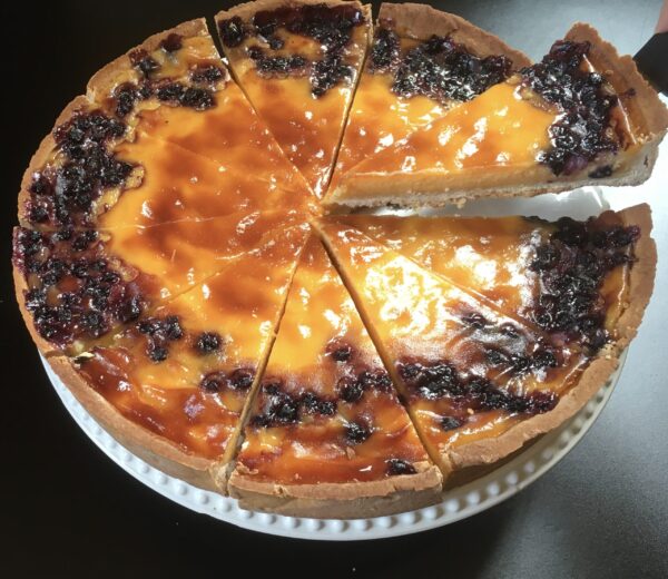 Blueberry Custard Tart